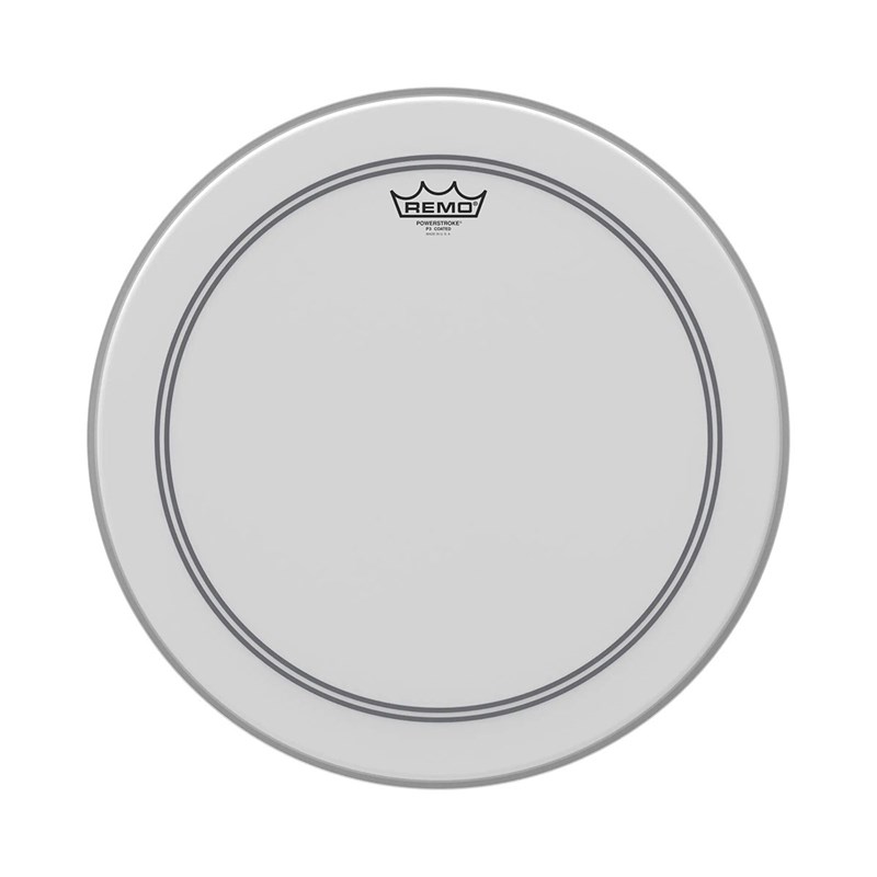 Remo P3-1118-BP 18-Inch Coated Powerstroke 3 Bass Drum Head